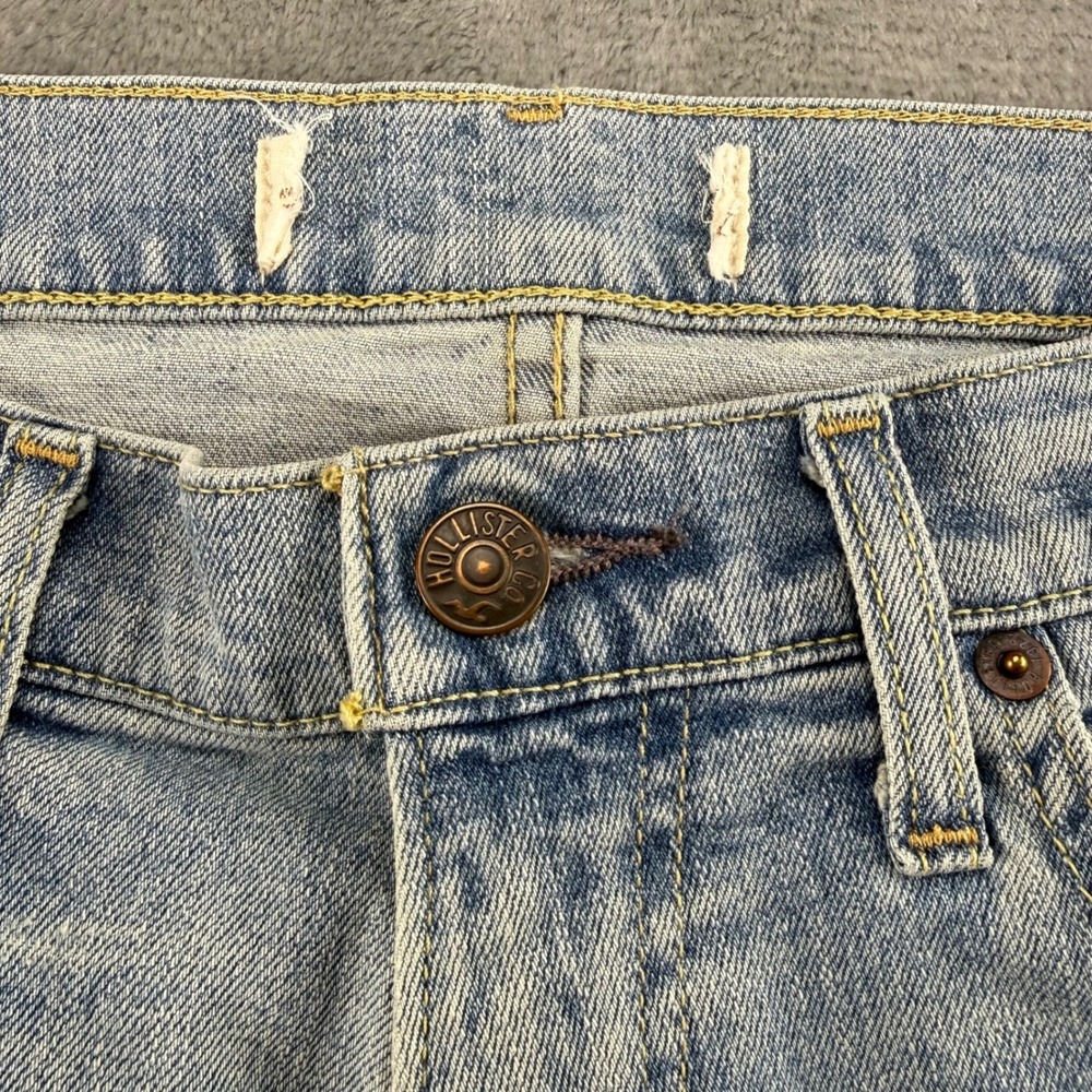 Hollister Skinny Fit Epic Flex Light Wash Denim Jeans Mens 32x31 Back To‎ School - Picture 11 of 16